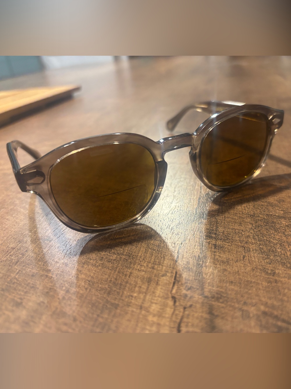 Moscot Originals NYC genuine frames. Lemtosh and Brown Ash colorway